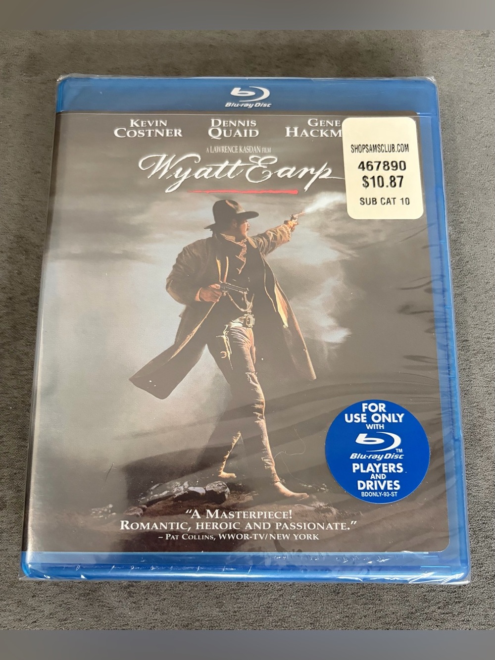 Wyatt Earp Blu Ray New